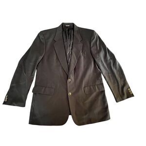 Baumler Men's Brown Blazer Size 40‎ Formal Two-Button
